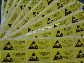 Caution Warning Adhesive Stickers